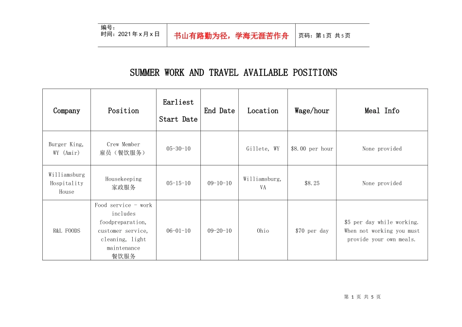 雇员(餐饮服务)_第1页