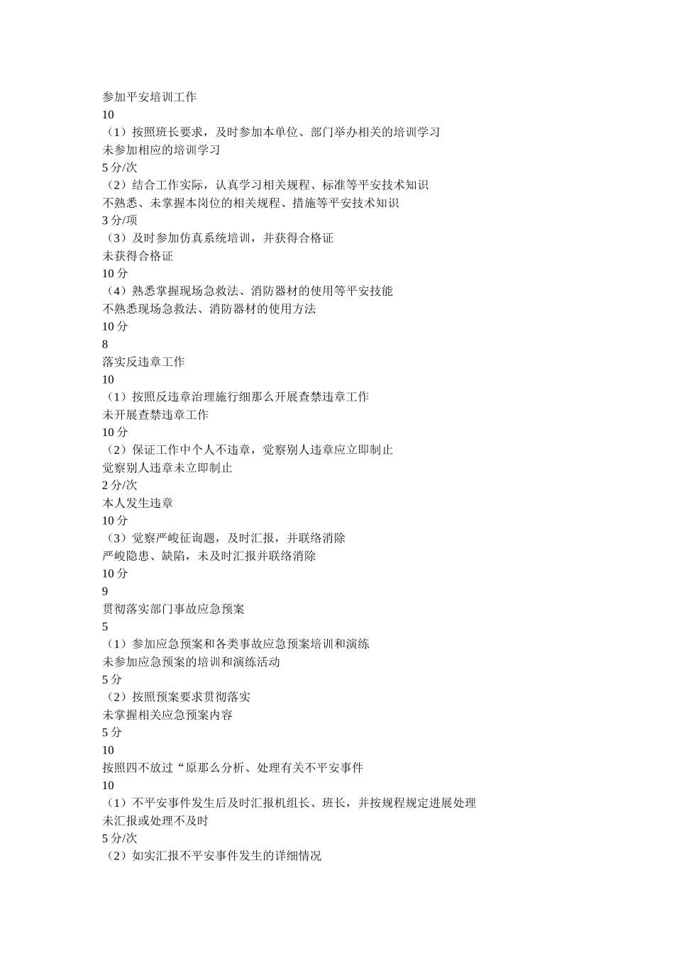 综合泵ۥ房值班员安全职责精选 _第3页