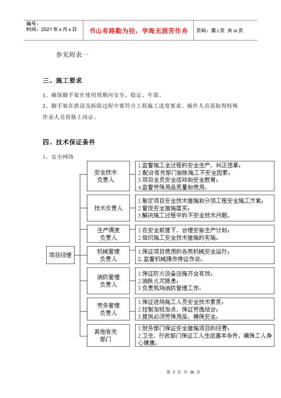 落地式扣件脚手架施工方案__完成_第3页