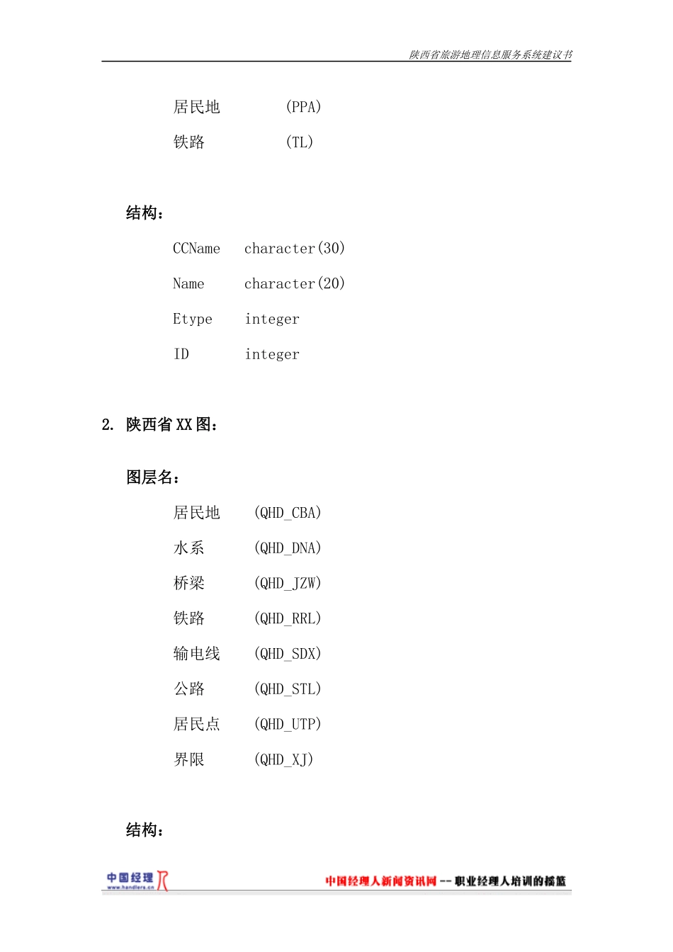 旅游地理信息服务系统建议书2_第2页