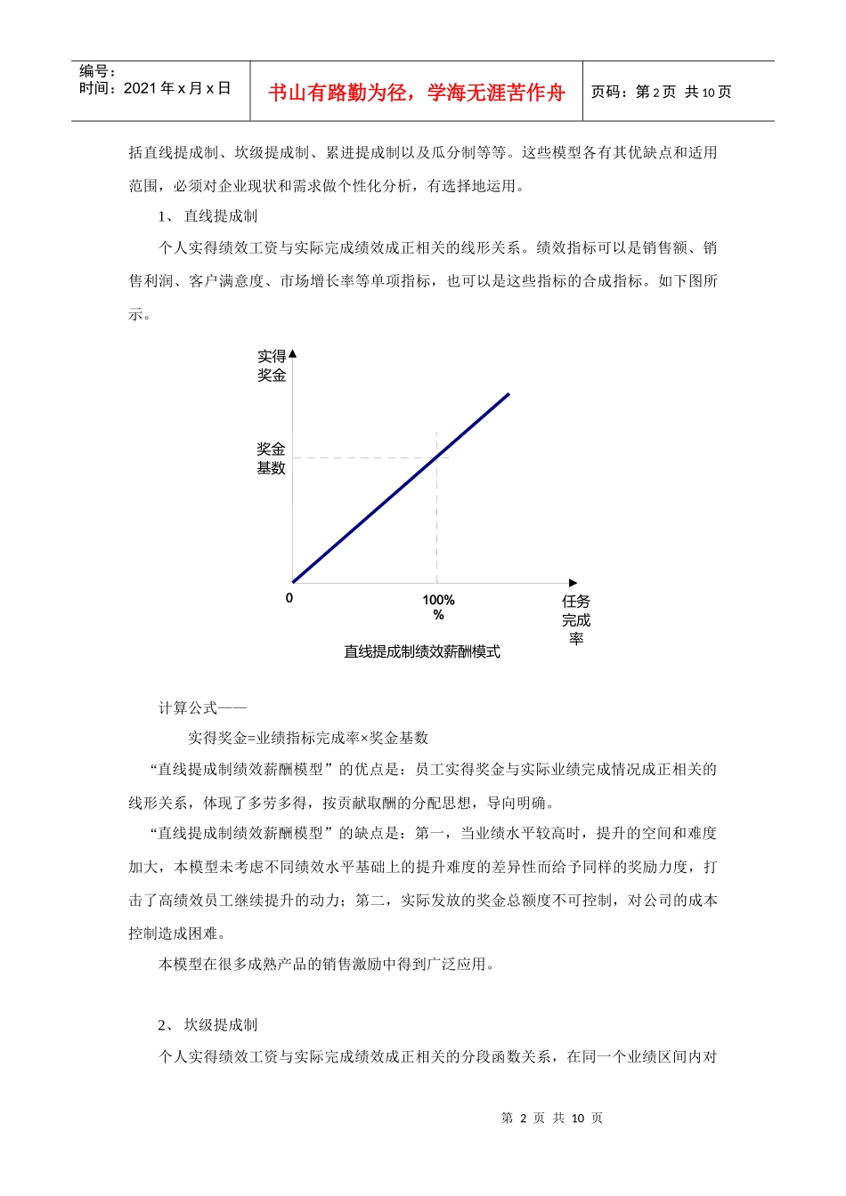 销售人员绩效薪酬设计模式分析_第2页
