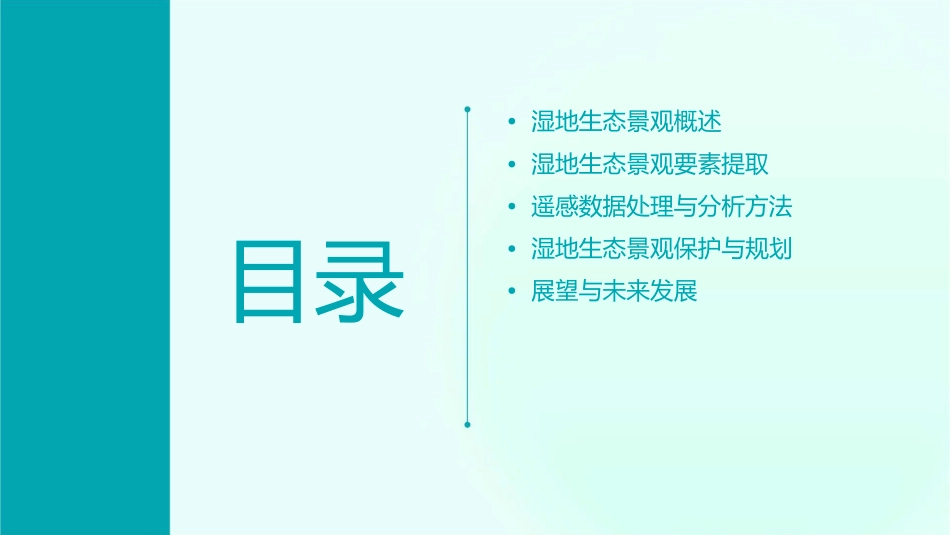 湿地生态景观要素遥感提取与分析课件_第2页