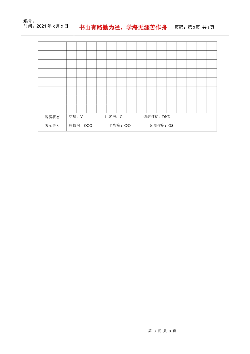 接待服务执行工具与模板_第3页