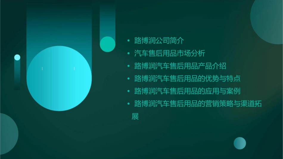 路博润汽车售后用品课件_第2页