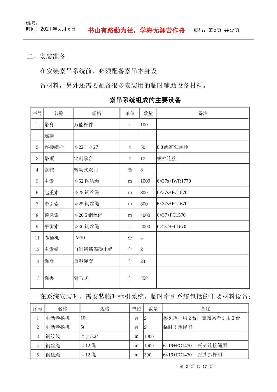 索吊施工方案_第2页