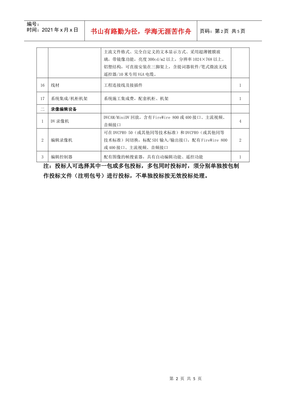 货物及服务需求一览表-6113523170_第2页