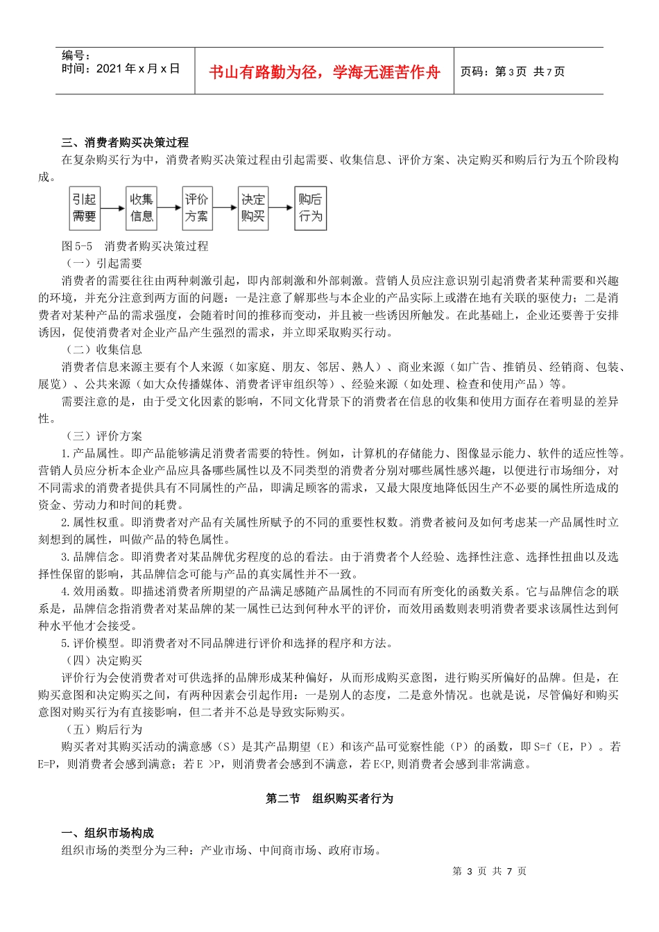 自学考试《市场营销学》讲义第五章_第3页