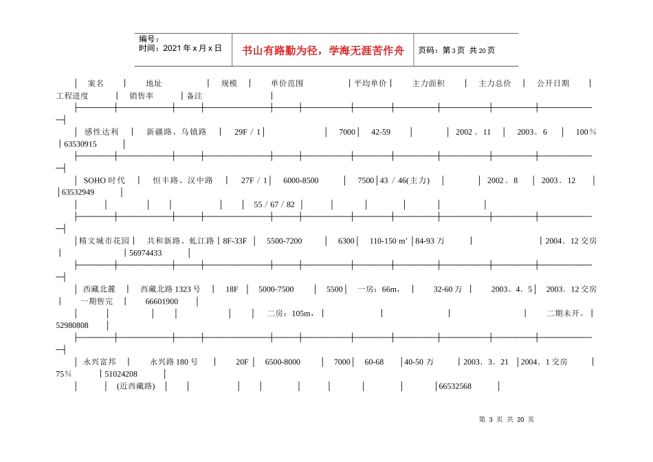 新龙广场前期营销策划报告(1)_第3页