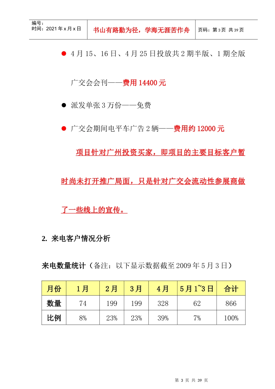 邦泰国际公寓开盘前客户储备计划090507_第3页
