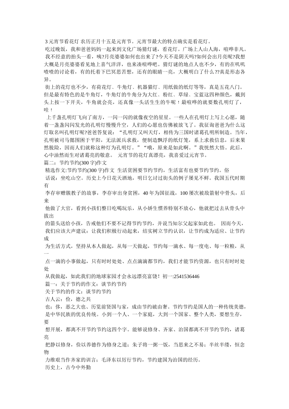 诸葛亮ۥ作文300字精选 _第2页