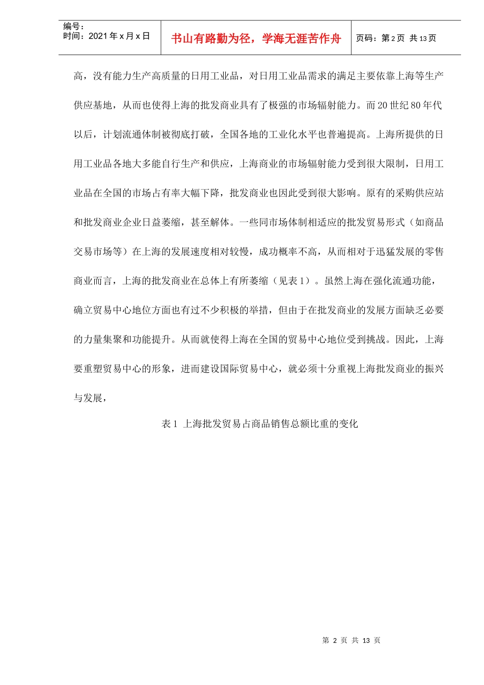 振兴上海批发商业-建设国际贸易中心_第2页