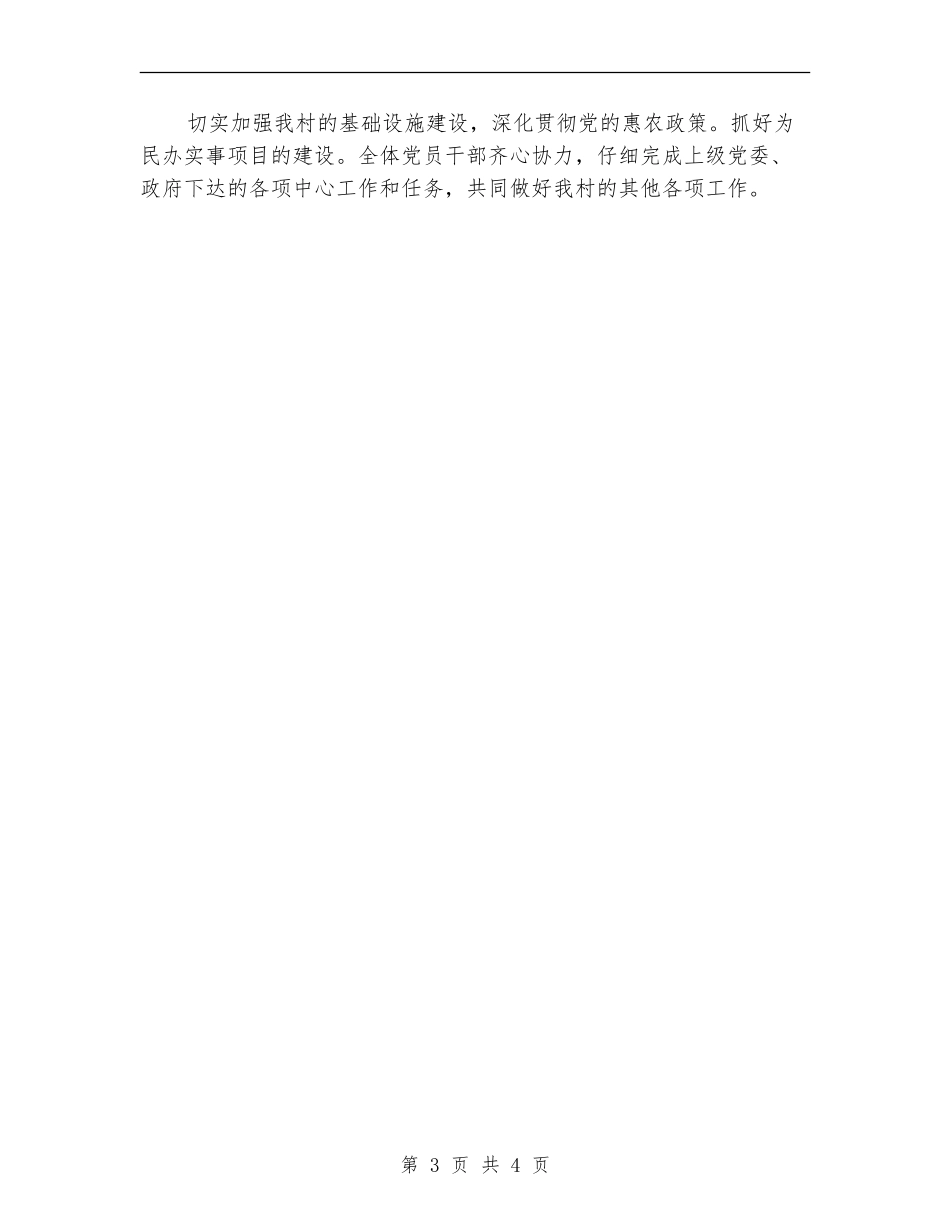 2024村党委支部工作计划_第3页