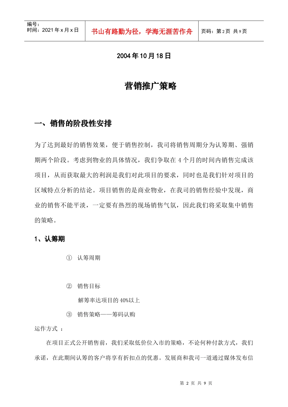 营销推广报告86861785_第2页