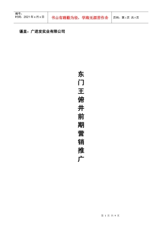 营销推广报告86861785