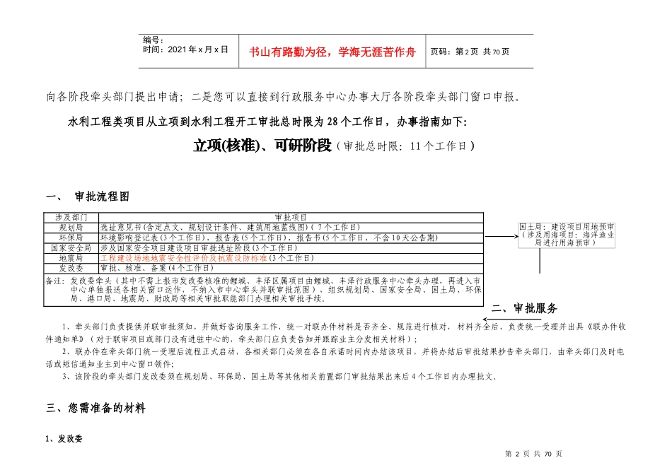 泉州市行政服务中心投资建设项目阶段式并联审批项目明白卡_第2页