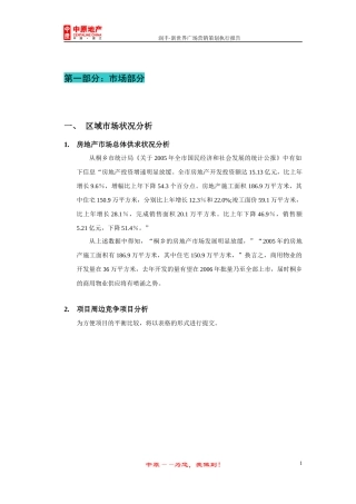 桐乡新世界广场营销执行书