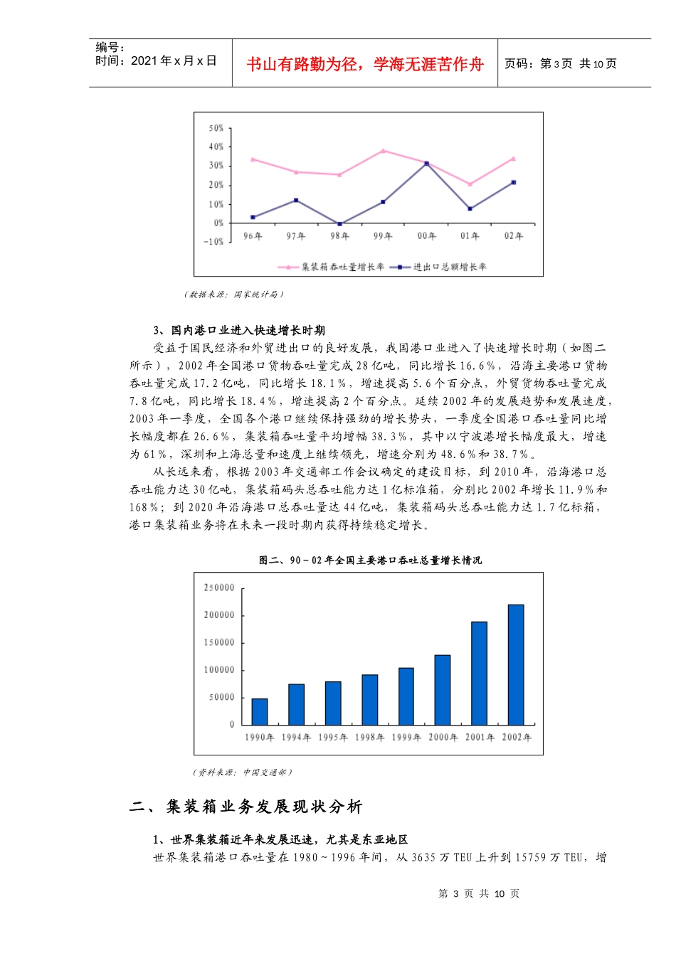 港口集装箱业务面临巨大发展空间_第3页