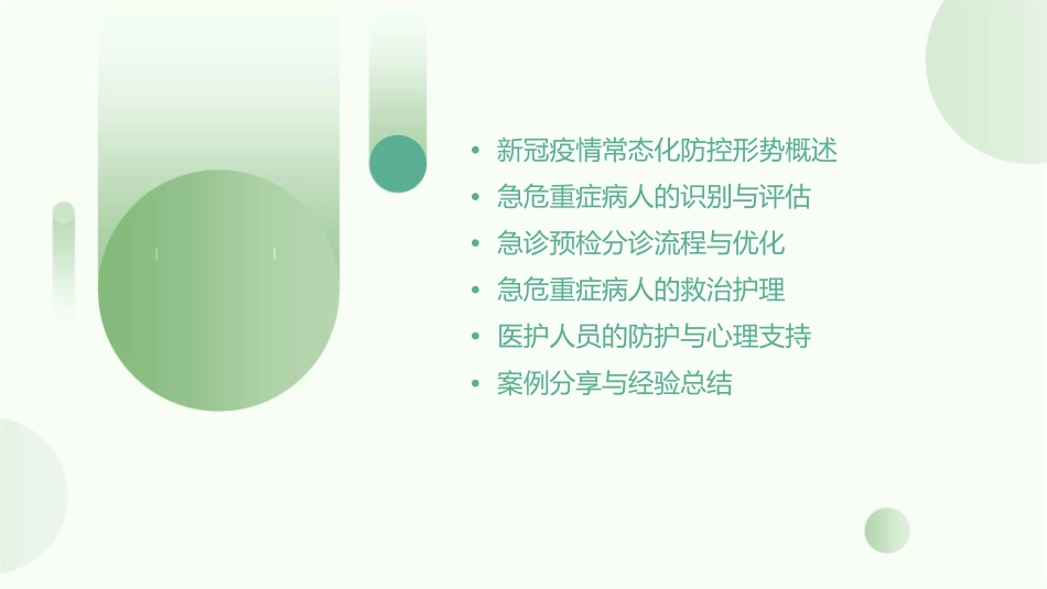 新冠疫情常态化防控形势下急危重症病人急诊预检分诊与救治专家共识护理课件_第2页