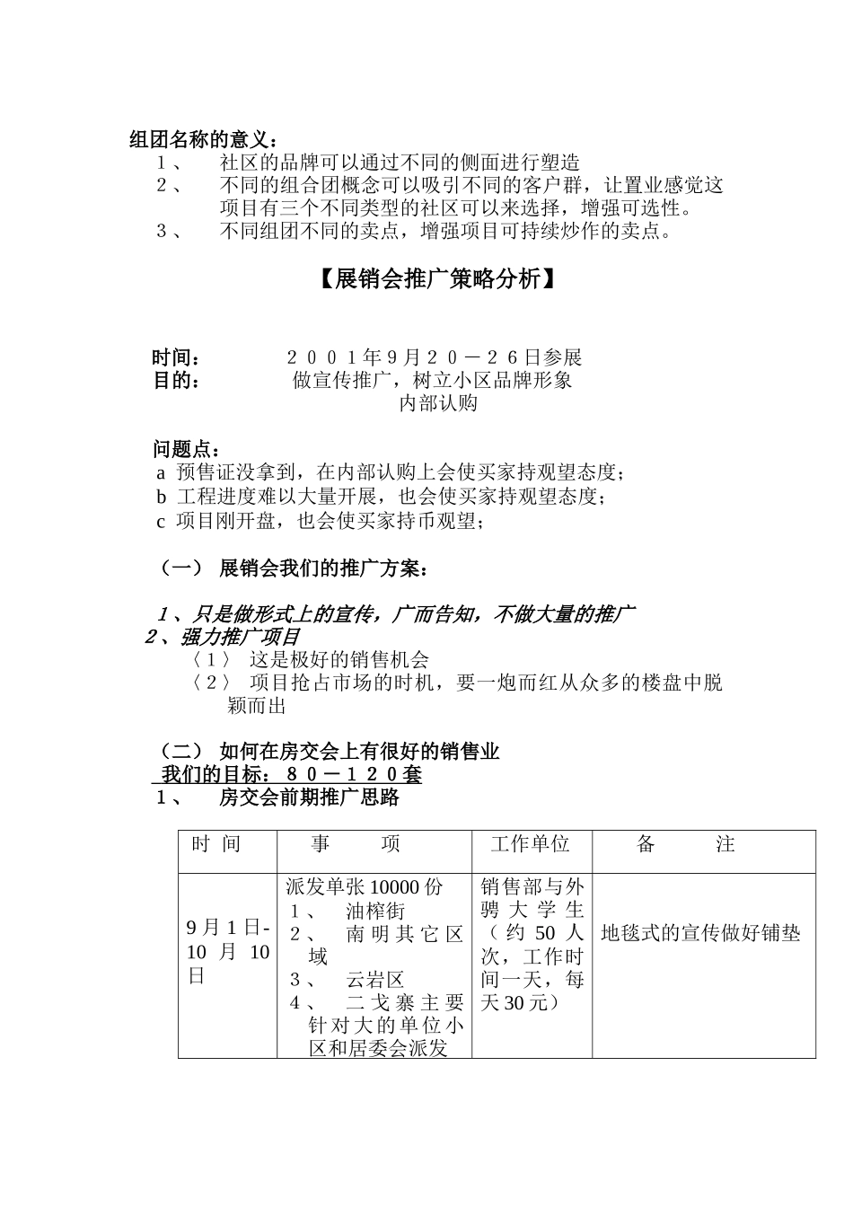 项目组团社区园林营销策划分析报告_第3页