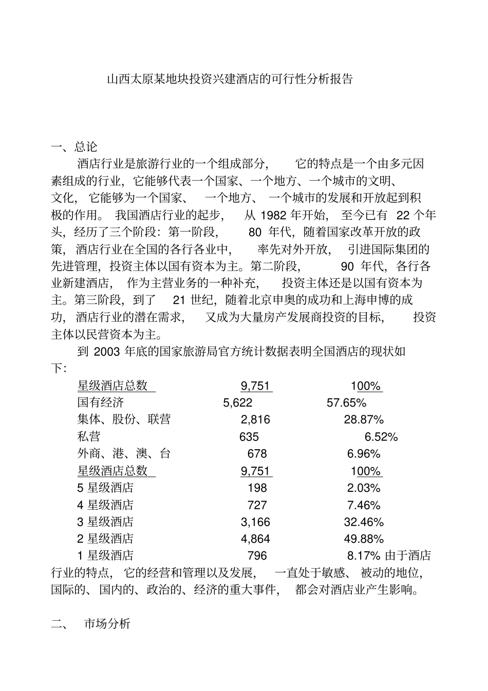 山西太原某地块投资可行性分析报告_第1页