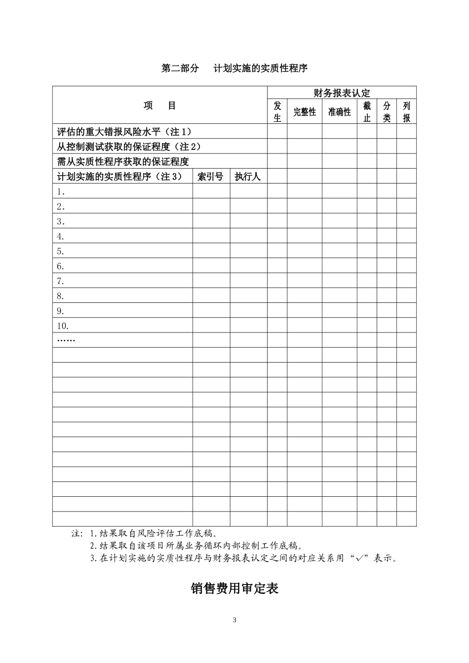 销售费用实质性程序_第3页