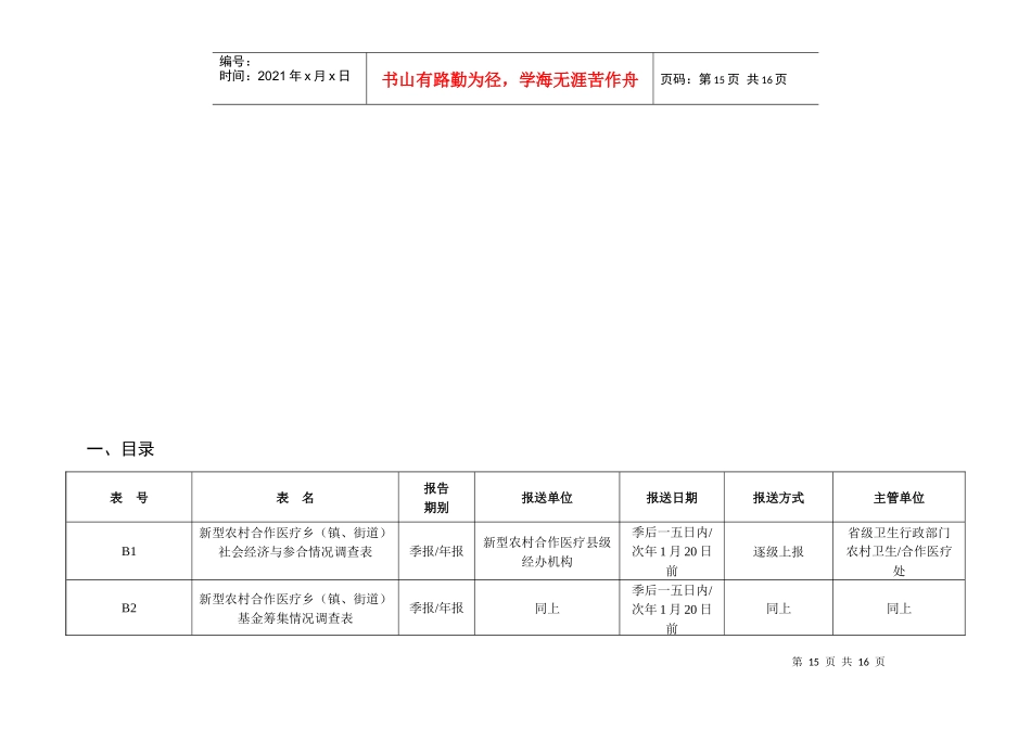 新型农村合作医疗基本信息县级调查_第2页