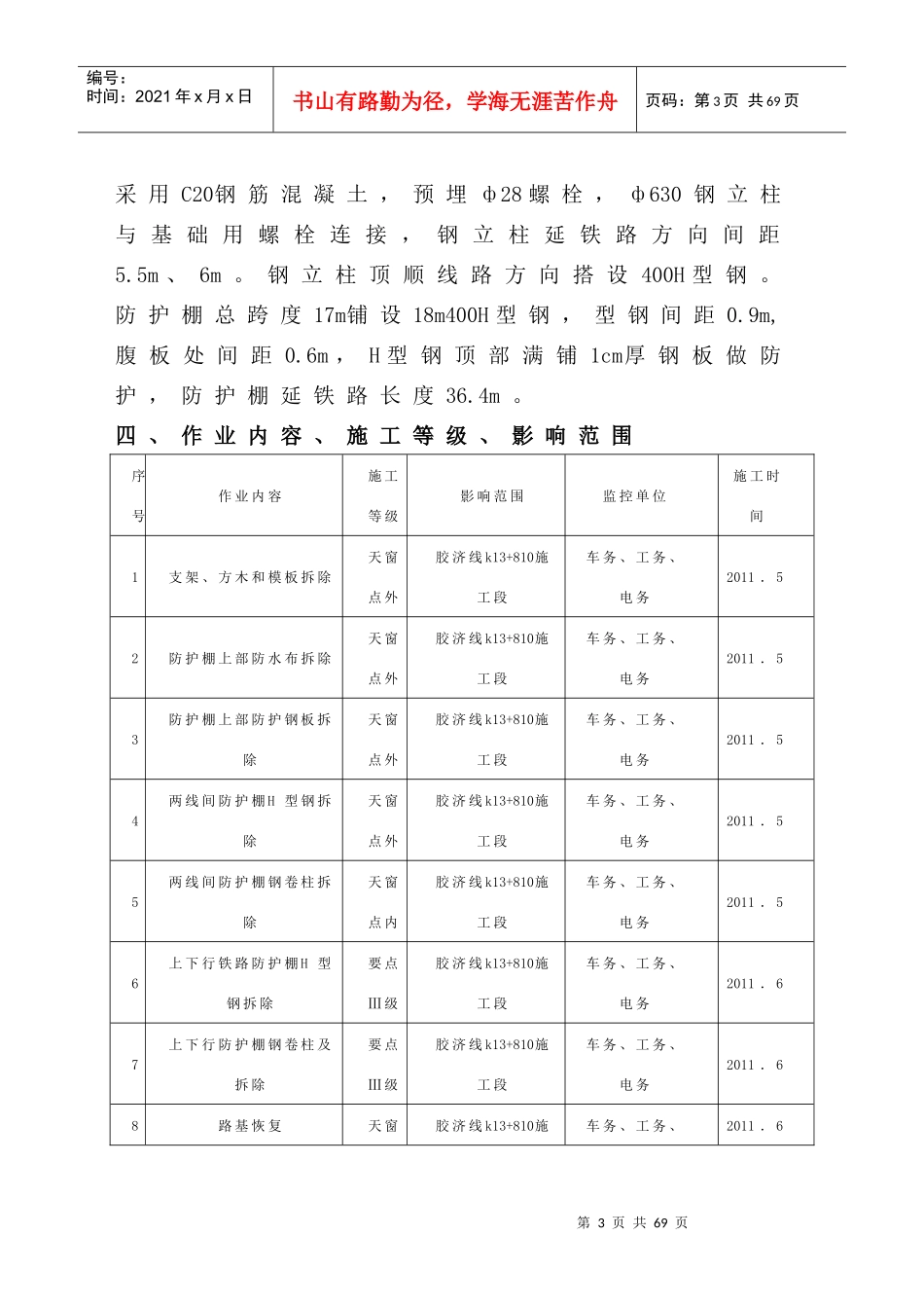 跨铁路桥(3桥)防护棚拆除施工方案_第3页