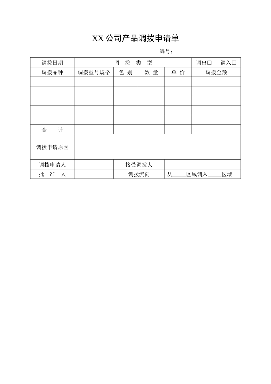 销售管理部专用表格_第3页