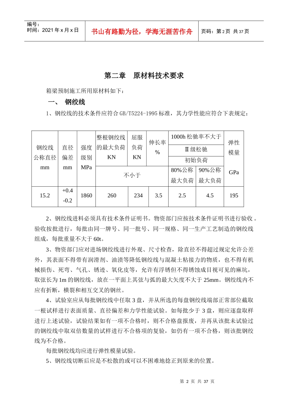 箱梁预制施工方案_第2页