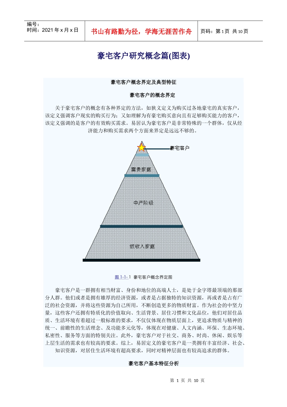 豪宅客户概念界定及典型特征_第1页