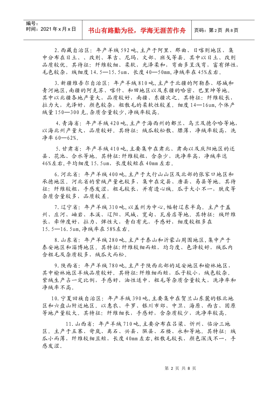 我国羊绒市场分析_第2页