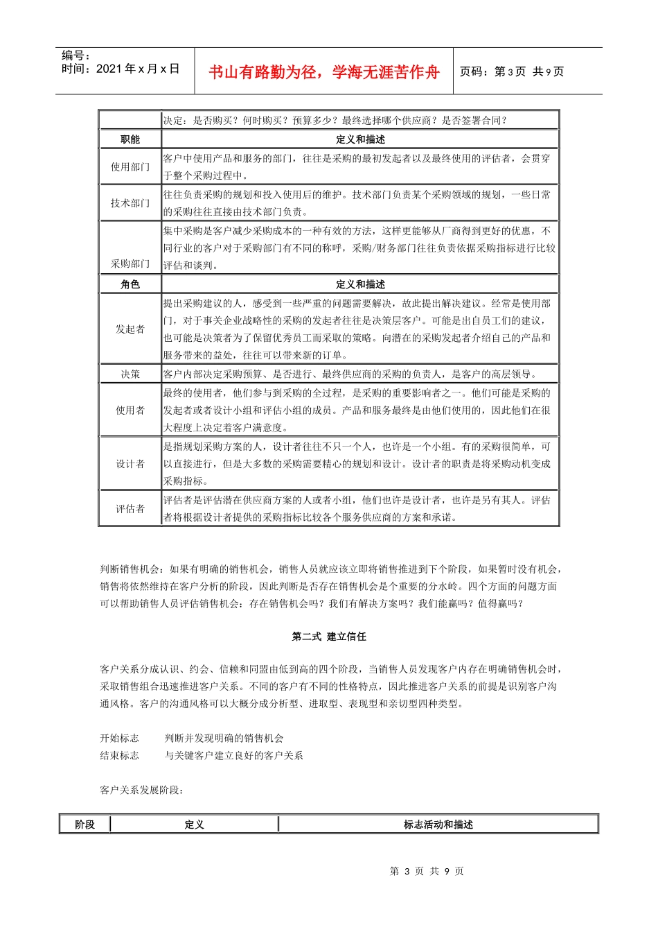 摧龙六式 (成功销售的六个关键步骤)_第3页