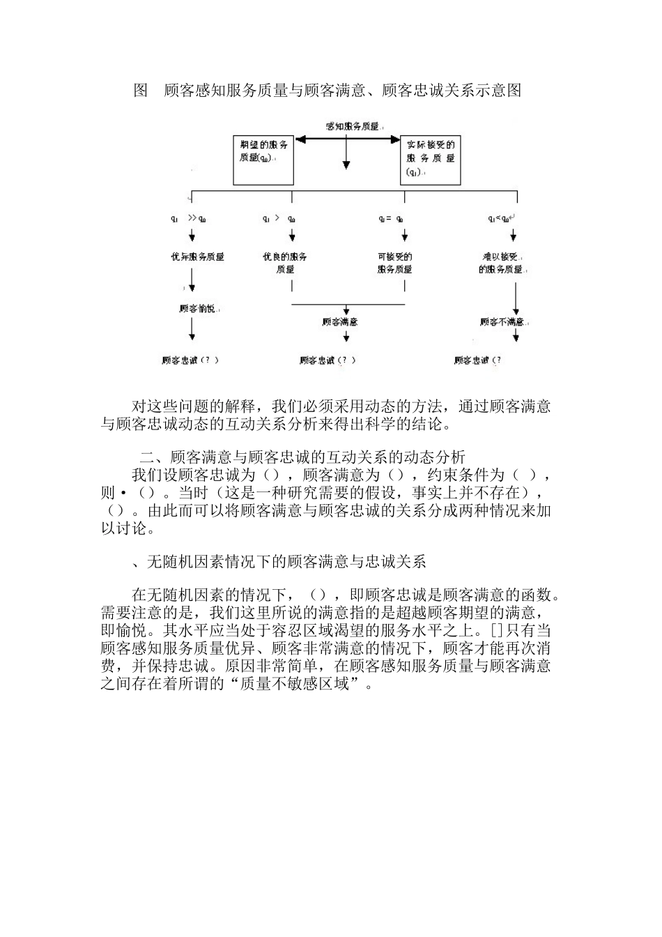 顾客满意与顾客忠诚互动关系研究_第3页