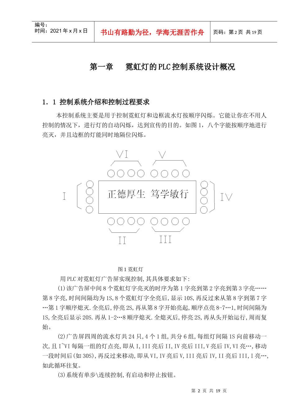 霓虹灯广告plc设计_第2页