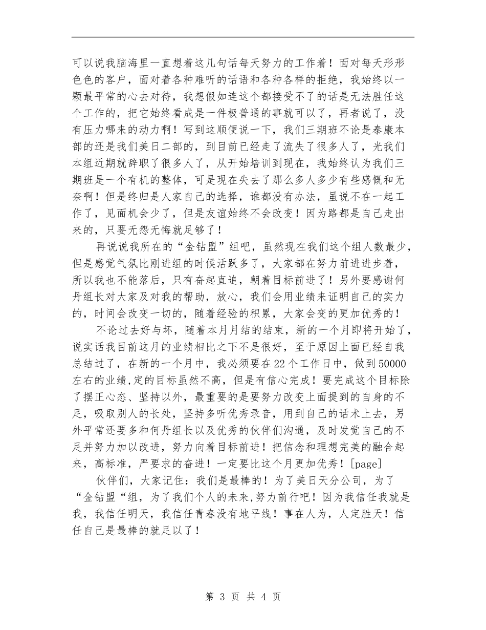 2024年公司新人个人销售工作总结范文_第3页