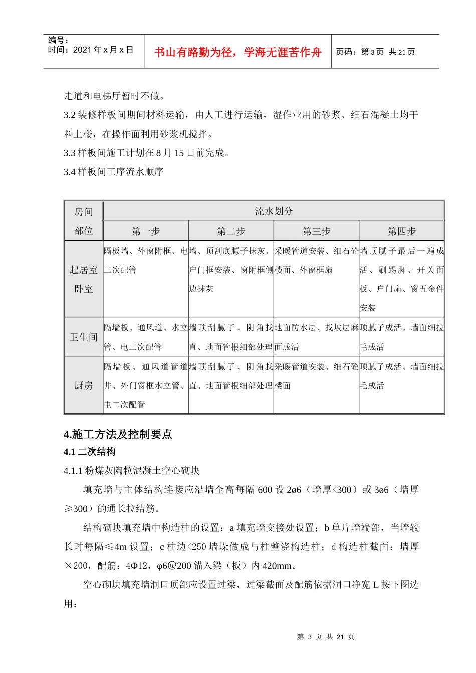 样板间装修施工方案_第3页