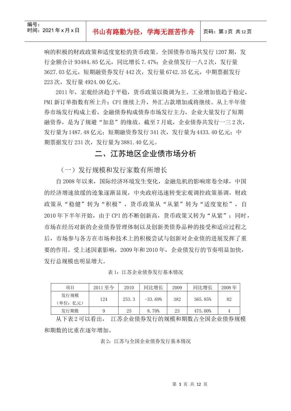 江苏地区上半年债券市场分析_第3页