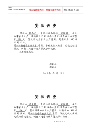 贷款核销(老院)