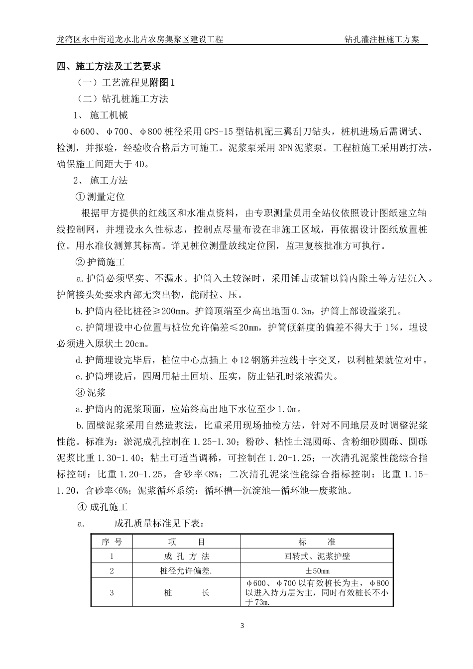 温州龙湾区保障房钻孔灌注桩施工方案_第3页