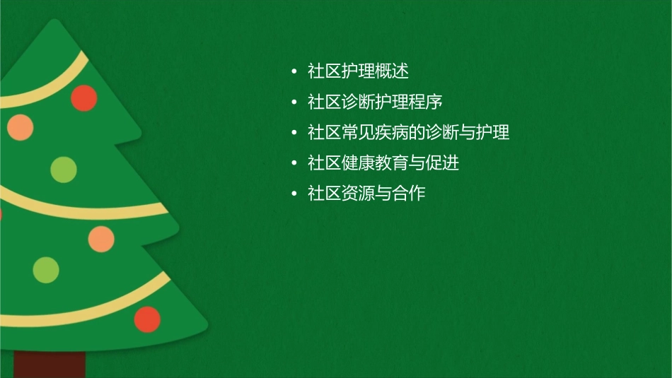社区程序诊断护理课件_第2页