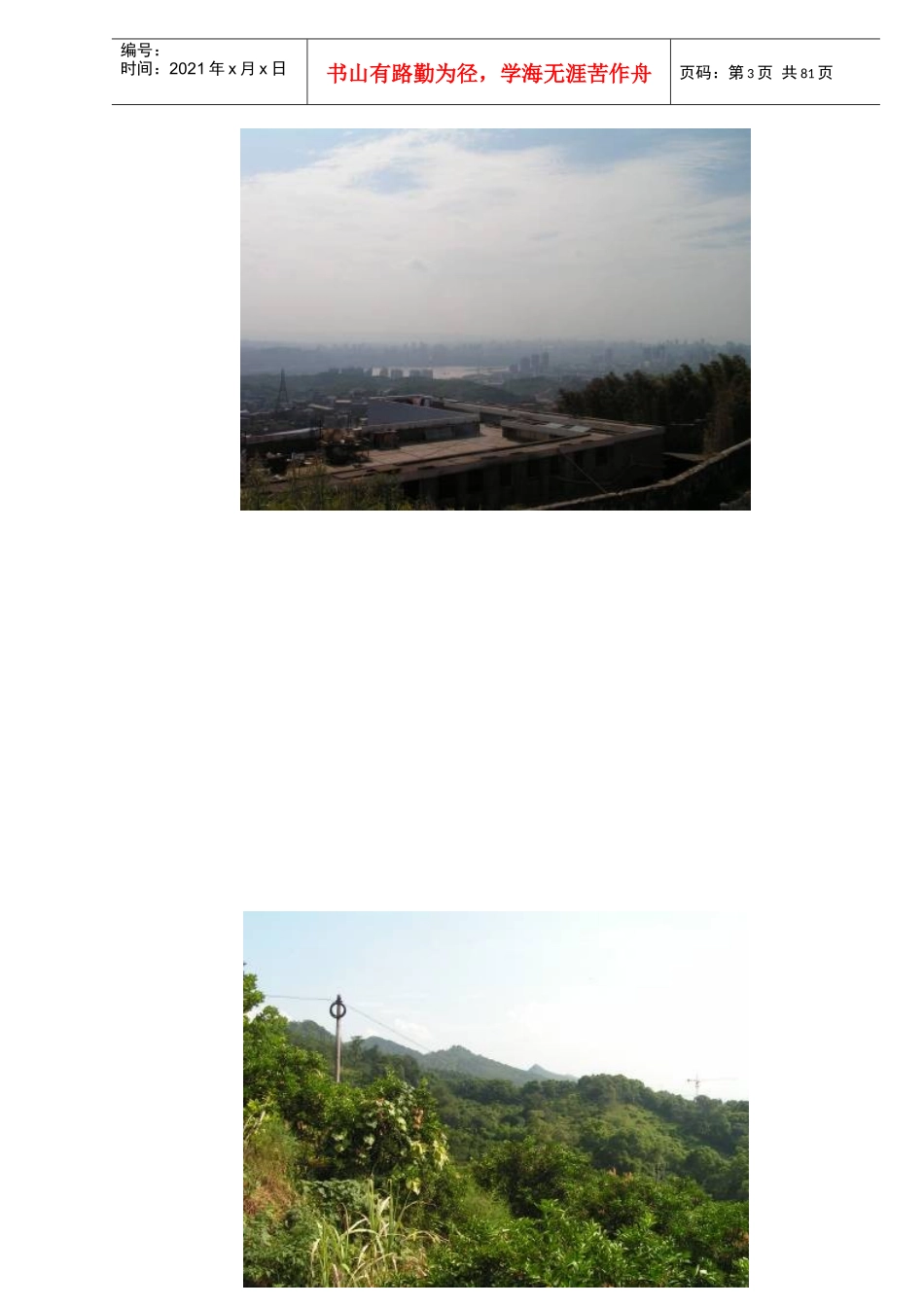 重庆某地产项目市场调研报告_第3页