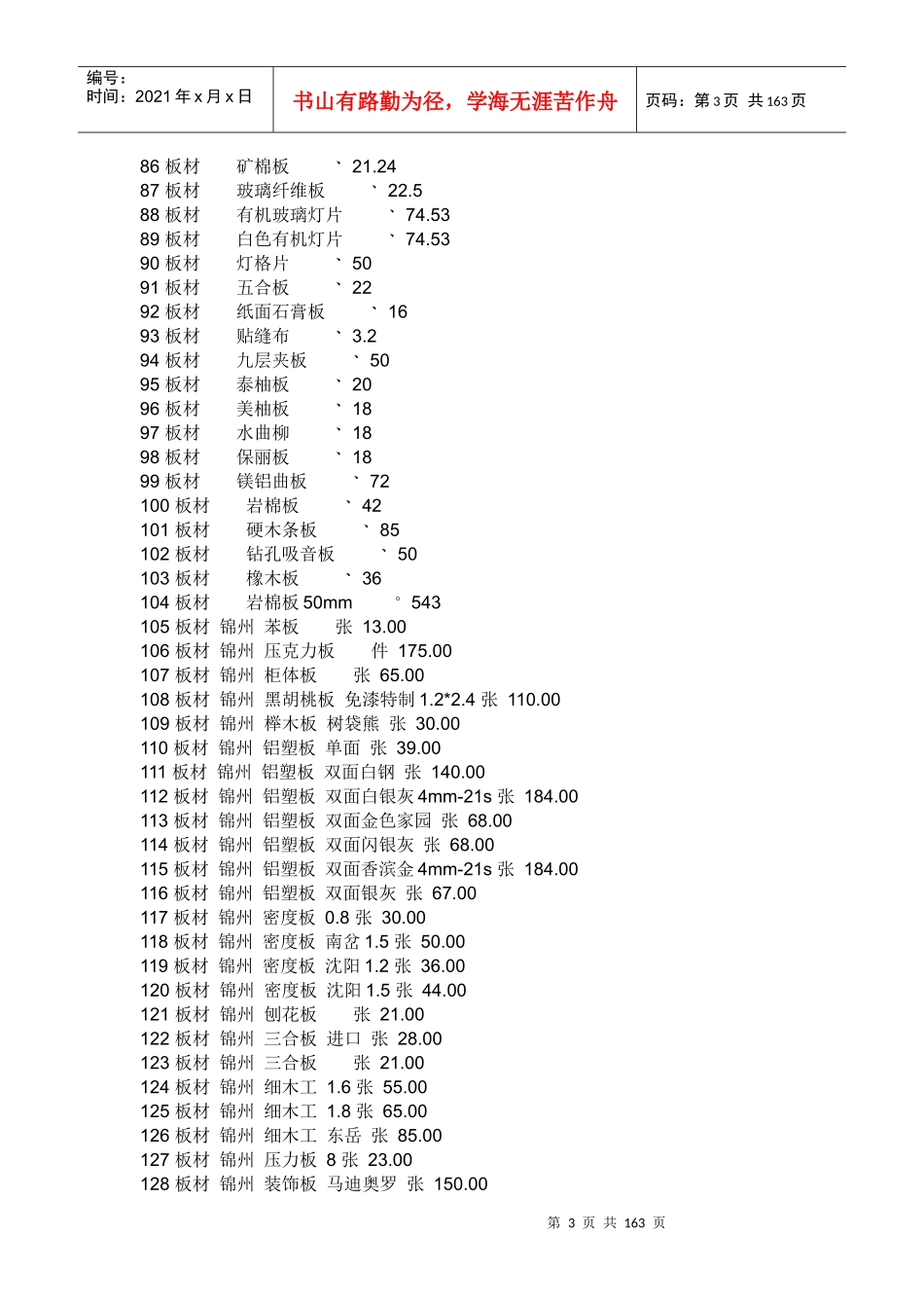 装修材料价格_第3页
