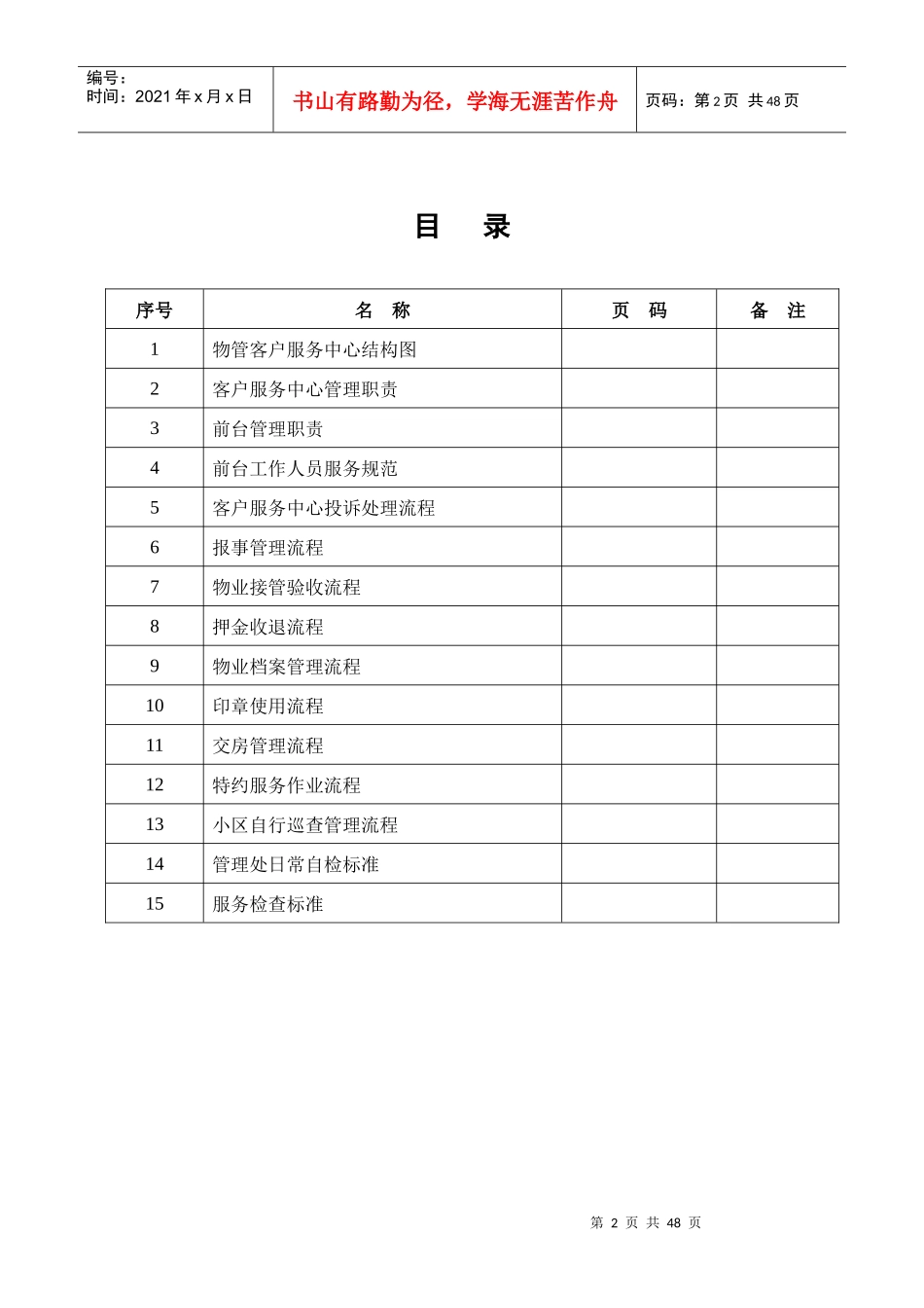 物管客户服务体系_第2页