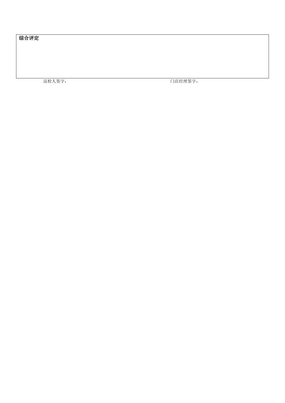 门店综合自检记录表_第2页