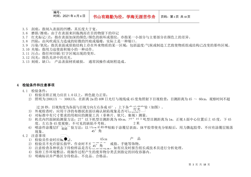 液晶电视外观检验方法_第3页