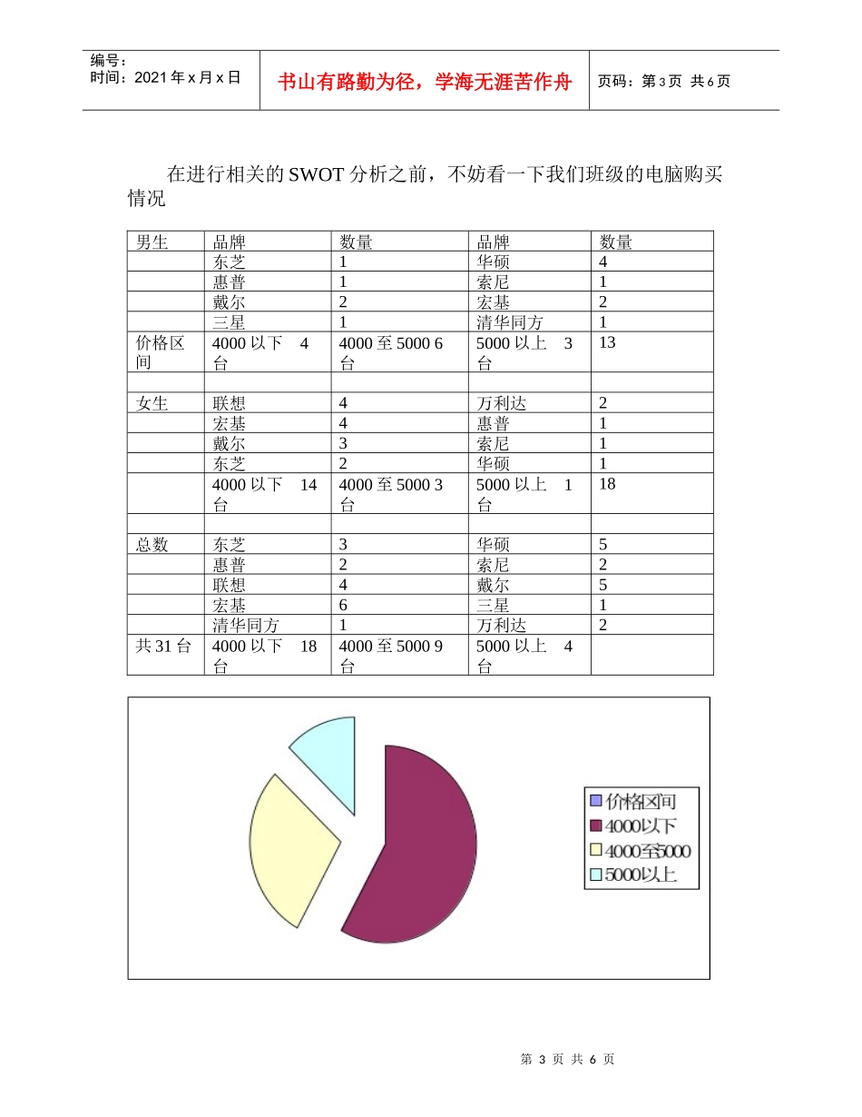 联想客户体验店SWOT分析_第3页