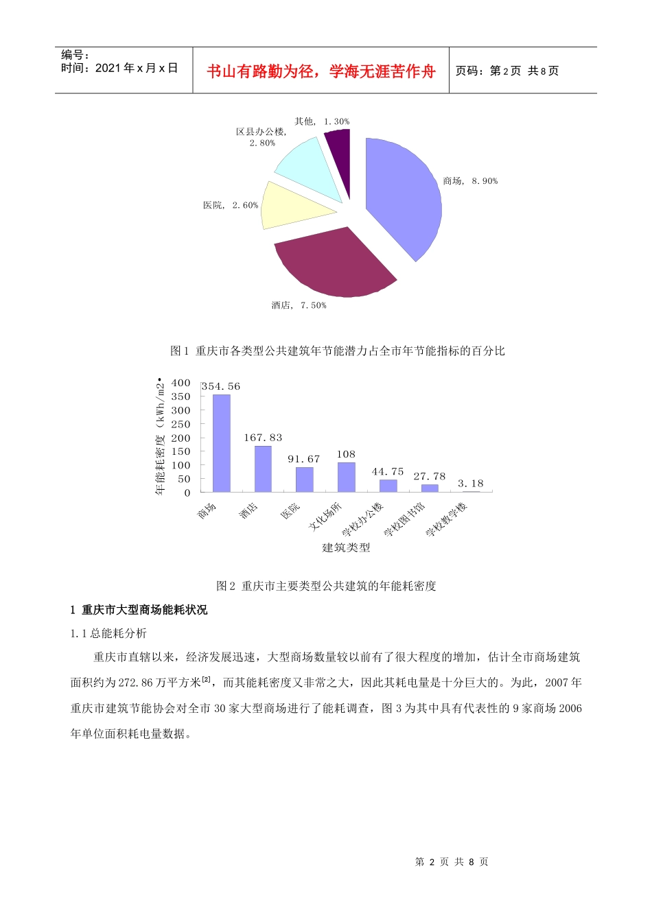 重庆市大型商场能耗调研解析_第2页