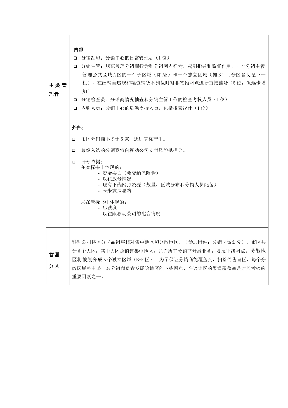郑州移动分公司渠道分销方案要点_第2页