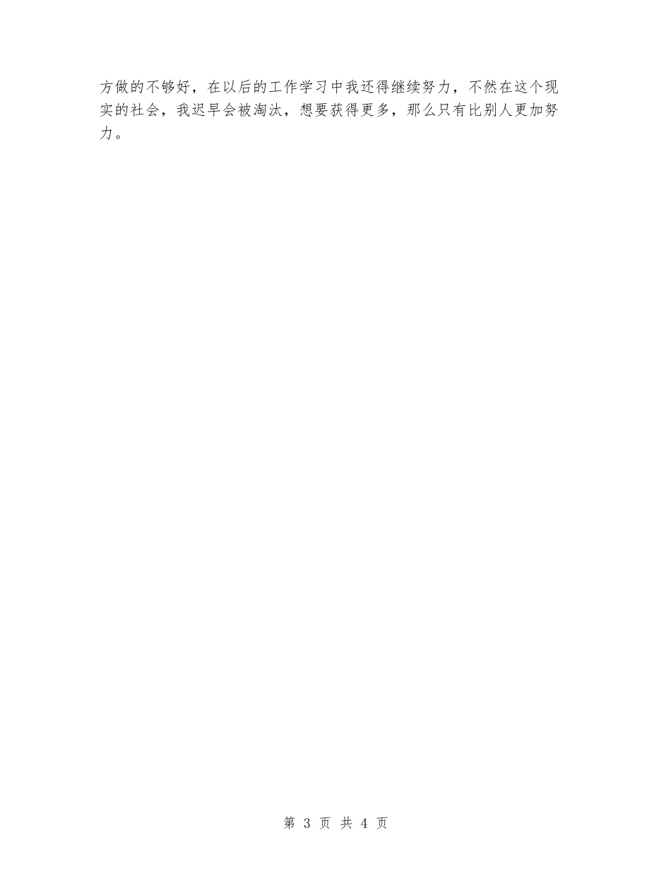 2024年3月大学生会计出纳实习报告_第3页