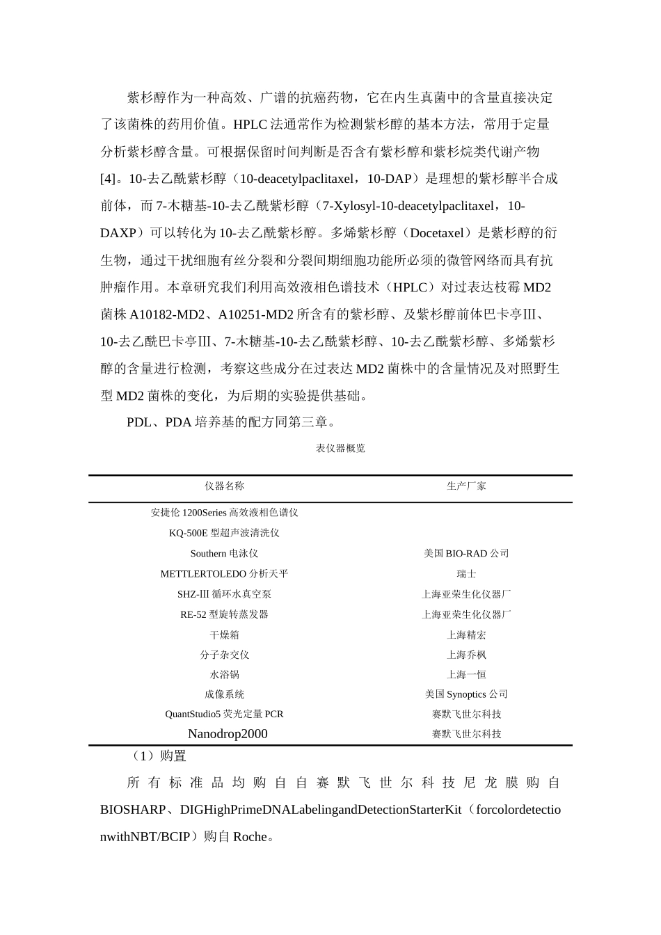 枝状枝孢霉MD紫杉醇合成相关候选基因A10182和A10251的超表达分析 _第1页